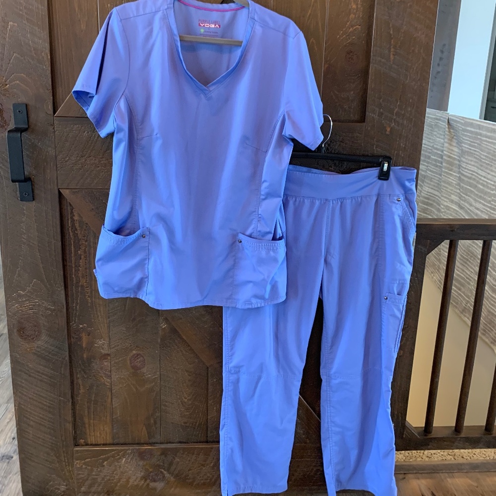 Healing Hands Purple Label Yoga Scrub Set